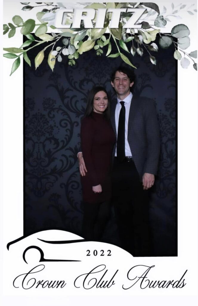Picture of couple at Crown Club Awards