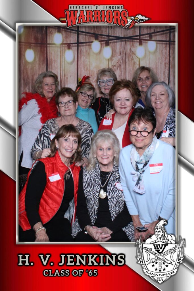 class reunion photo booth custom overlay